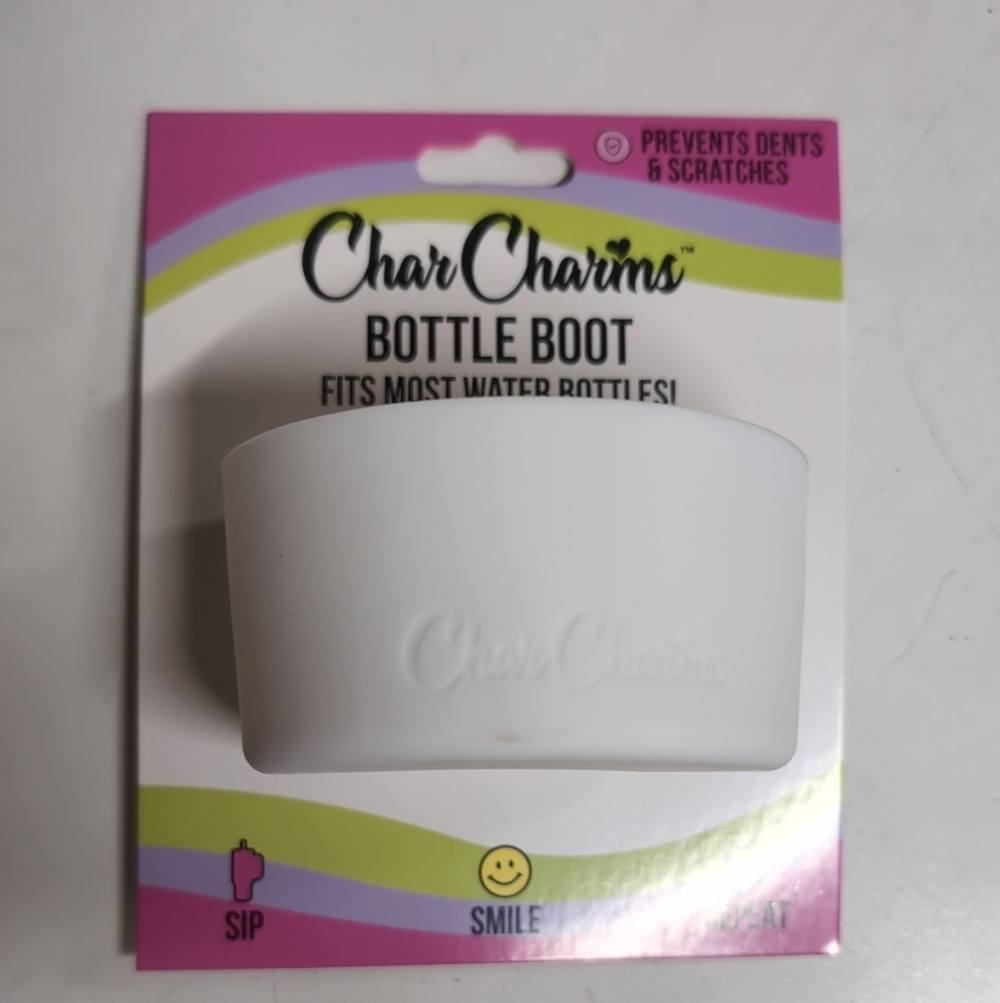 Char Charms White Bottle Boot One